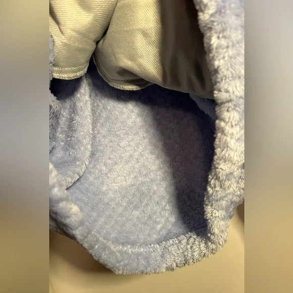 NWT Columbia Fire Side II Sherpa 1/2 Zip Blue Girls Extra Large - Picture 9 of 9